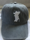 Pigment Dyed Washed Cotton Baseball Cap (Ghost)