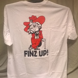 Finz up! Adult 100% Cotton Short Sleeve T-shirt‏